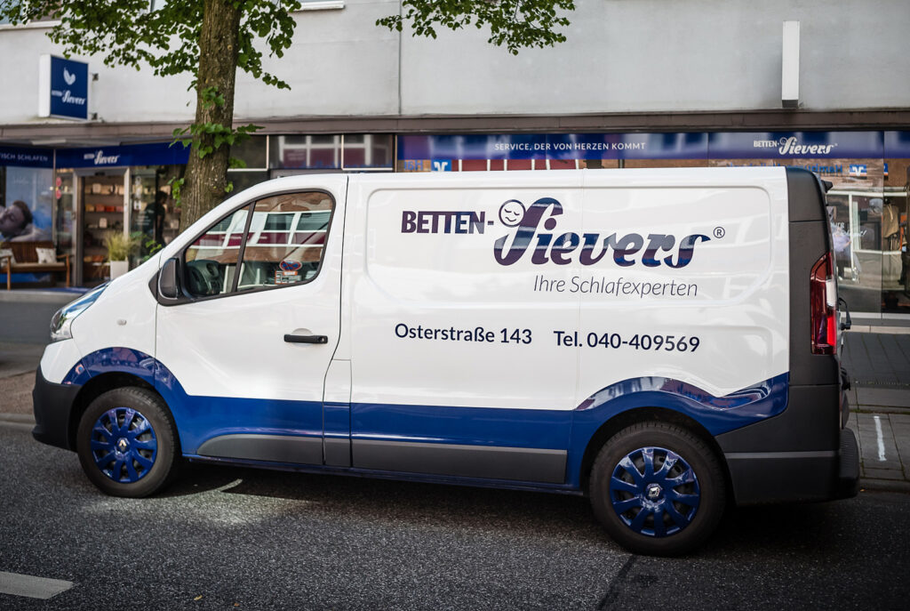 Lieferfahrzeug Betten-Sievers