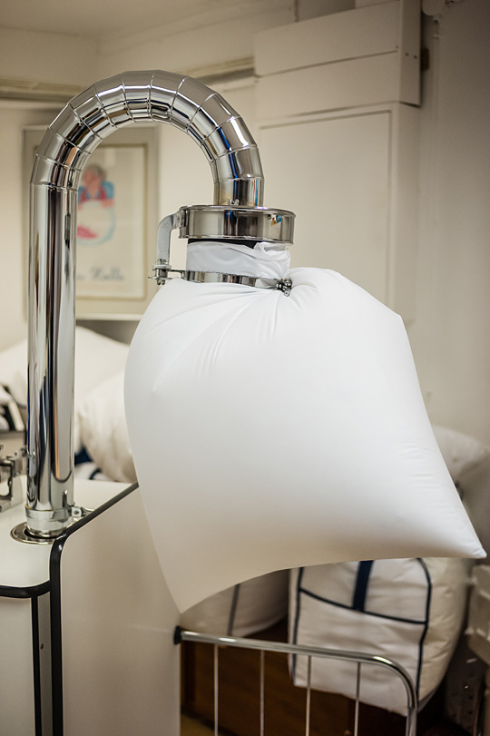 kissen mit daunen befuellen