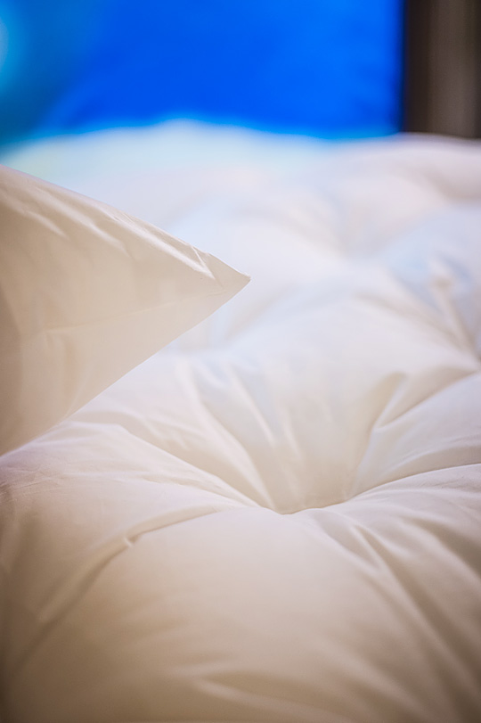 daunendecke und daunenkissen