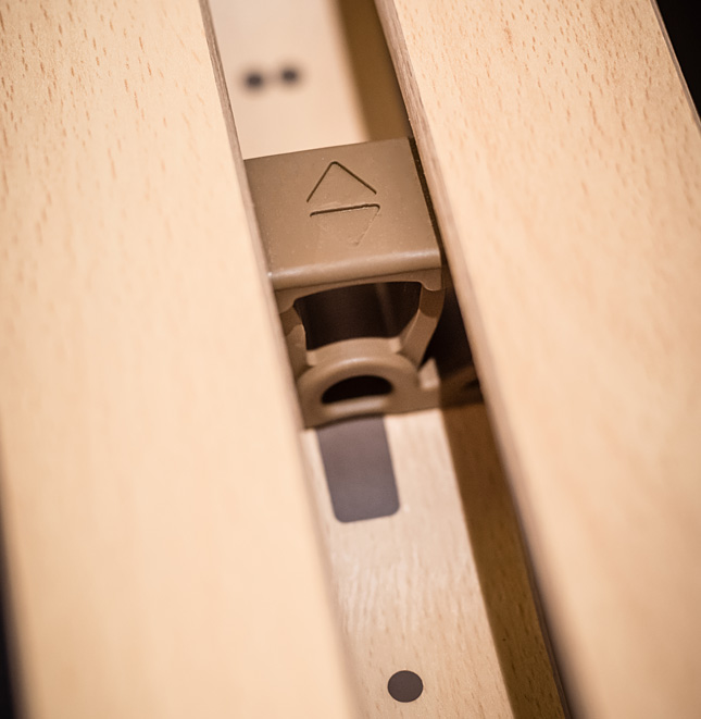 Lattenrost-Verstellung