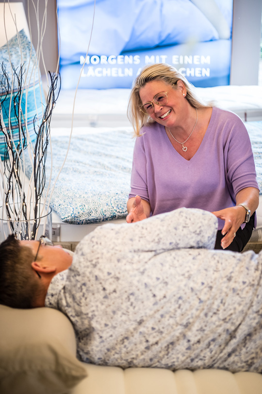 Schlafberatung Seitenlage