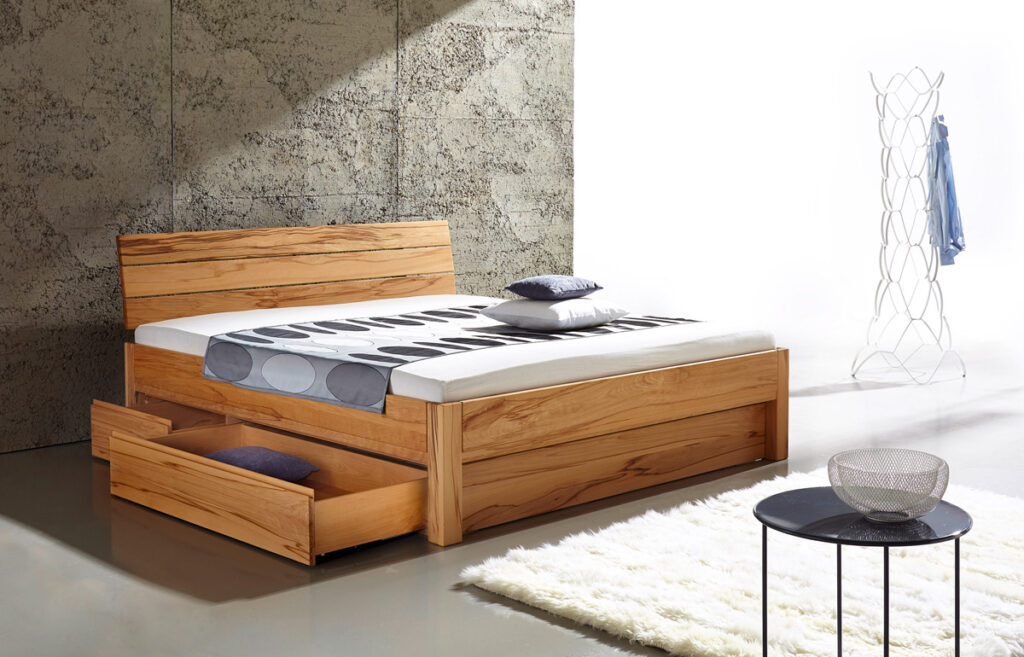 Massivholzbett Zweigraum Bettgestell Carina